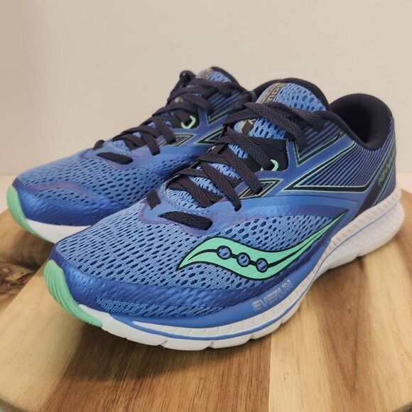 Saucony Kinvara 9 Women's running shoes Size 7 Blueish Purple & Teal - Picture 6 of 10